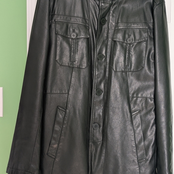 Black Leather Jacket for Men - Picture 6 of 6